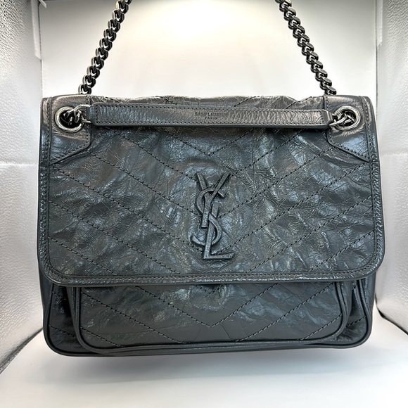 SAINT LAURENT NIKI MEDIUM IN VINTAGE LEATHER - Picture 2 of 9